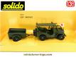 La Jeep Willys ambulance et sa remorque Bantam miniature par Solido au 1/38e
