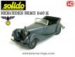 La voiture Mercedes Benz 540 K Wehrmacht miniature de Solido au 1/43e