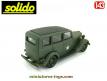 La berline d'état major américain Ford V8 1936 miniature par Solido au 1/43e