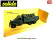 Le GMC CCKW 353 6x6 militaire transport de jerricans par Solido au 1/50e