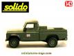 La Land Rover 110 pick-up militaire en miniature de Solido au 1/43e