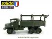 Le camion Berliet GBC 8 Kt lot 7 militaire en miniature de Solido au 1/50e