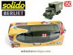 Le camion militaire Berliet GBC 8 Kt shelter sanitaire miniature Solido au 1/50e