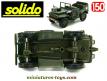 Le Dodge WC 56 4x4 Command car de Patton en miniature Solido au 1/50e