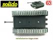Le char allemand PzKw VI Tigre I Ausf H gris en miniature Solido au 1/50e
