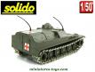 Le blindé AMX 13 VCI sanitaire ambulance militaire en miniature Solido au 1/50e