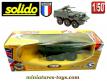 Le VAB 6x6 Renault vert avec une tourelle TA 20 en miniature de Solido au 1/50e