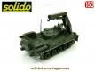 Le char AMX 30 D niveleur dépanneur F1 miniature par Solido au 1/50e