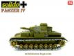 Le char Panzer IV sable canon court en miniature par Solido au 1/50e