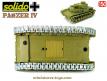 Le char Panzer IV sable canon court en miniature par Solido au 1/50e