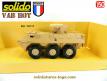 Le VAB 6x6 français sable Hot UTM 800 miniature de Solido au 1/50e