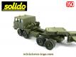 Le Berliet T 12 et sa remorque porte char miniature par Solido au 1/50e incomplet
