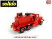 Le camion 6x6 Kaiser Jeep M34 réo citerne FF pompiers miniature Solido au 1/50e