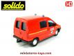 Le Citroën Jumpy pompiers Medecin en miniature de Solido au 1/43e