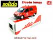 Le Citroën Jumpy pompiers Medecin en miniature de Solido au 1/43e