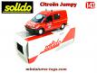 Le Citroën Jumpy pompiers Medecin en miniature de Solido au 1/43e