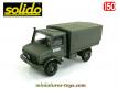 Le Mercedes Unimog U1300L militaire en miniature de Solido au 1/50e