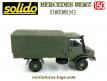Le Mercedes Unimog U1300L militaire en miniature de Solido au 1/50e