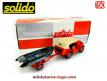 Le Dodge 4x4 WC56 pompiers et sa remorque bateau miniature Solido au 1/50e