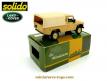 La Land Rover Defender 110 pick-up bâché désert miniature de Solido au 1/43e