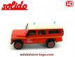 Le Land Rover Defender pompiers de Savoie en miniature par Solido au 1/43e