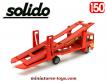 Le Renault Saviem SM 300 porte voitures en miniature Solido au 1/50e
