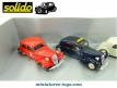 Le coffret des Traction avant Citroën en miniatures de Solido Age d'or au 1/43e