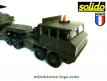 Le coffret Berliet T12 porte char et l'AMX 30 Pluton miniatures de Solido au 1/50e