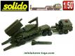 Le Berliet T12 porte char et le Pluton AMX miniatures Solido au 1/50e incomplets