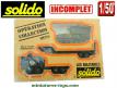 Le Berliet T12 porte char et le Pluton AMX miniatures Solido au 1/50e incomplets