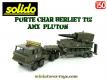 Le coffret Berliet T12 porte char et le Pluton AMX miniatures de Solido au 1/50e