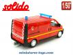 Le Renault Trafic assistance respiratoire pompiers miniature Solido au 1/50e