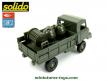 Le camion Simca Unic Marmon sphères incendie en miniature de Solido au 1/50e 