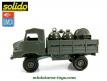Le camion Simca Unic Marmon sphères incendie en miniature de Solido au 1/50e 