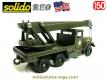 Le camion Kaiser Jeep M35 Réo grue lourde en miniature de Solido au 1/50e