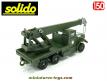 Le camion Kaiser Jeep M35 Réo grue lourde militaire en miniature Solido au 1/50e