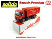 Le Renault Premium pompiers Cellule émulseur en miniature Solido au 1/55e