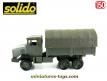 Le camion militaire Renault 180 GBC bâché miniature de Solido au 1/50e