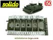 Un AMX 30 D niveleur dépanneur F1 en miniature militaire Solido au 1/50e