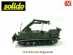Un AMX 30 D niveleur dépanneur F1 en miniature par Solido au 1/50e incomplet