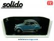 La Citroën 2cv 1966 bleue en voiture miniature par Solido au 1/18e