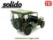 La Jeep Willys US Army 1942 en miniature militaire Solido au 1/18e incomplète