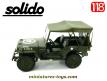 La Jeep Willys US Army 1942 en miniature militaire Solido au 1/18e incomplète