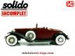 Le coupé Cord L29 1929 en miniature de Solido Âge d'or au 1/43e incomplet