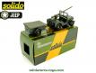La Jeep Willys avec un canon sans recul en miniature de Solido au 1/38e
