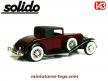 Le coupé Cord L29 1929 en miniature de Solido Âge d'or au 1/43e 