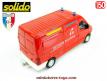 Le Renault Master secours routiers Bemaex pompiers miniature Solido au 1/50e