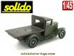 Le Citroën C4 F 1930 en miniature militaire Solido au 1/45e incomplet