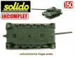 Le char français AMX 30 B2 en miniature par Solido au 1/50e incomplet