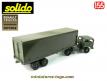 Le Renault G290 militaire et sa semi remorque miniature de Solido au 1/50e